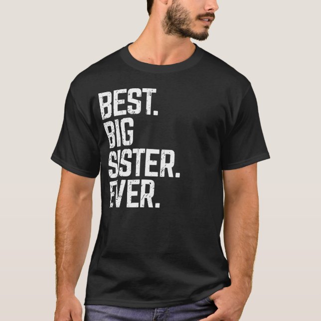 Camiseta A Melhor Irmã Mais Bonita E Engraçada Oferta De Am (Frente)