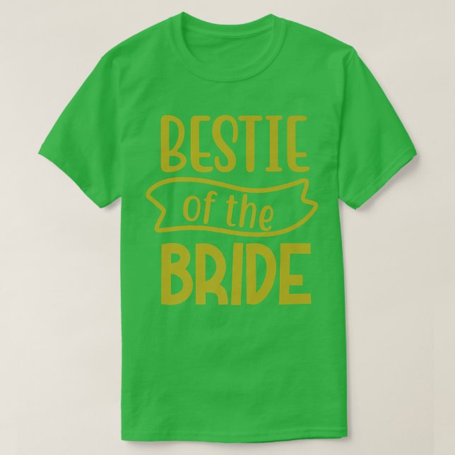 Camiseta A Melhor Madrinha de casamento Amiga Da Noiva (Frente do Design)