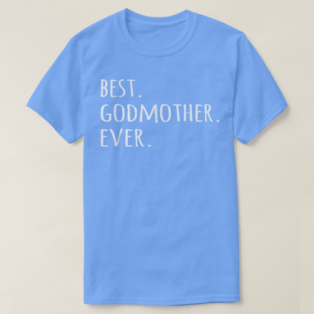 Camiseta A melhor madrinha de Deus Chá de Mãe (Frente do Design)