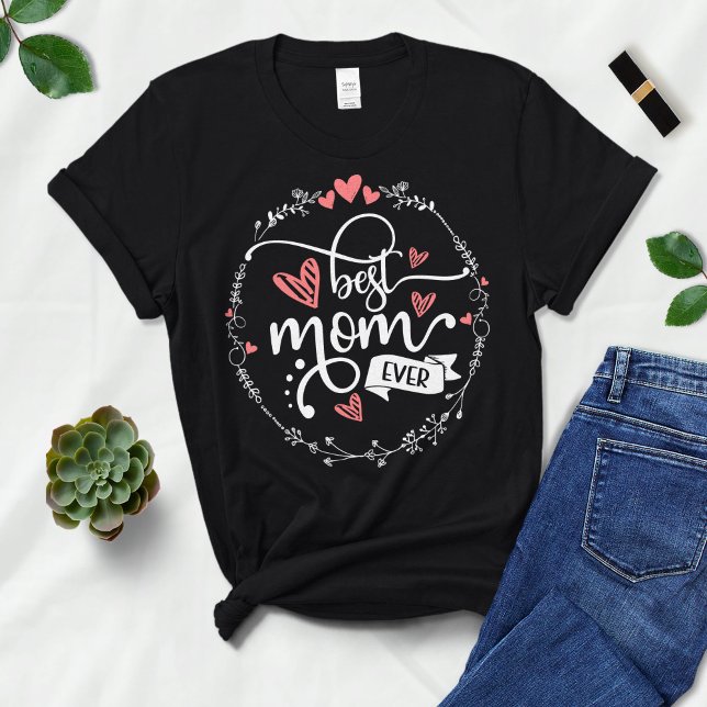 Camiseta A Melhor Mãe Alguma Vez Menina T-shirt, Presente P (Criador carregado)