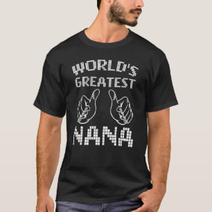Camiseta A melhor Mãe da família vovó do mundo