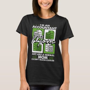 Camiseta A Melhor Mãe Da Maternidade Contabilista Da Mãe