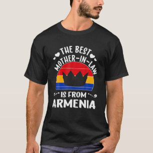 Camiseta A Melhor Mãe De Direito É A Armênia Mães