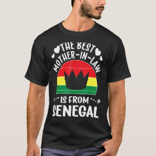 Camiseta A Melhor Mãe De Direito É A Mulher Senegal Senegal