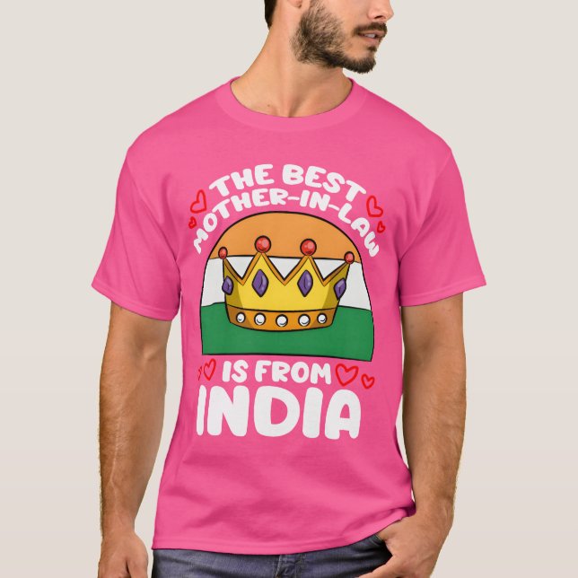 Camiseta A Melhor Mãe De Direito É Da Menina Da Índia (Frente)