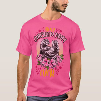 Camiseta A melhor mãe de galinha no quintal dona mulheres