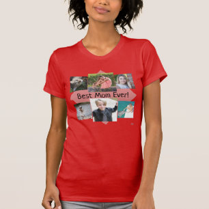 Camiseta A Melhor Mãe De Sempre! Foto T-Shirt - HAMbWG