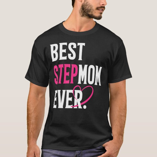 Camiseta A Melhor Mãe De Stepmama A Dia de as mães (Frente)