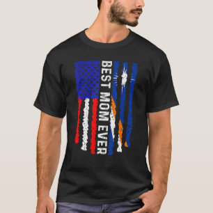 Camiseta A melhor mãe de todos nós Ilhas Marshall Bandeira