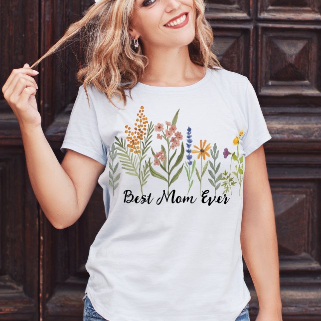 Camiseta A melhor mãe de todos os Dias de as mães (Criador carregado)