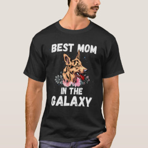 Camiseta A melhor mãe do Dia de as mães alemão Galaxy Sheph