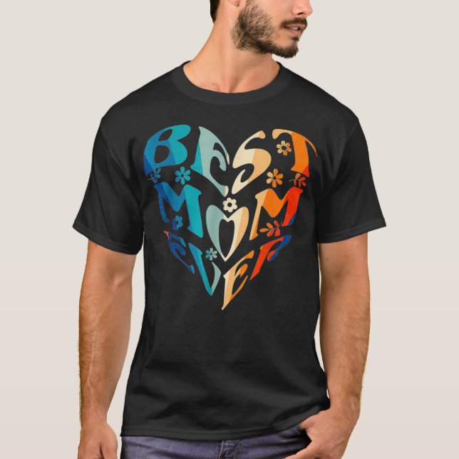 Camiseta A melhor mãe do Dia de as mães, o presente de vida (Frente)