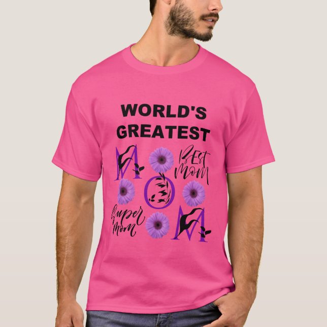 Camiseta A melhor mãe do mundo (Frente)