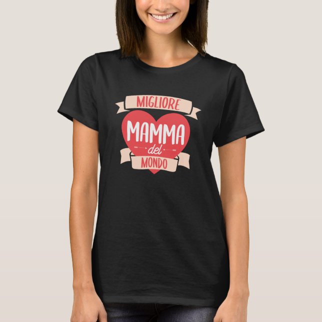 Camiseta A melhor mãe do mundo (Frente)