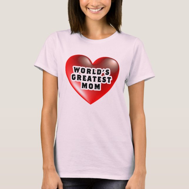 Camiseta A Melhor Mãe do Mundo (Frente)