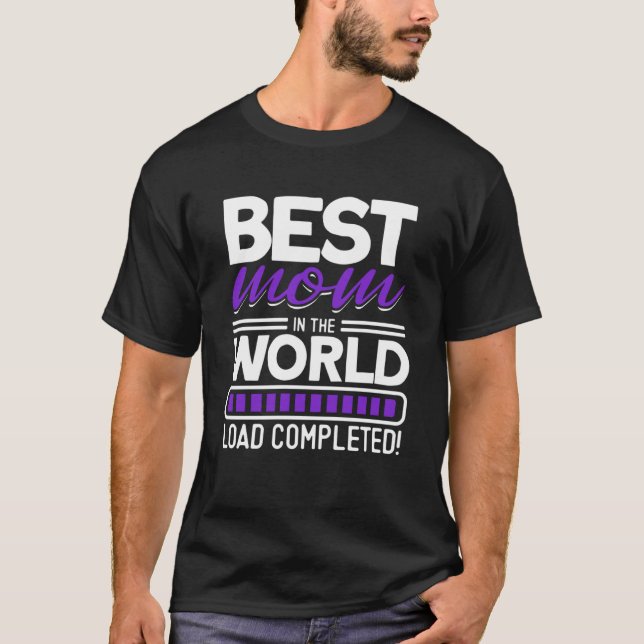 Camiseta A Melhor Mãe Do Mundo Completou A Mãe (Frente)