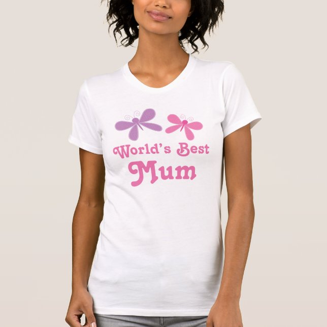 Camiseta A melhor mãe dos mundos (Frente)