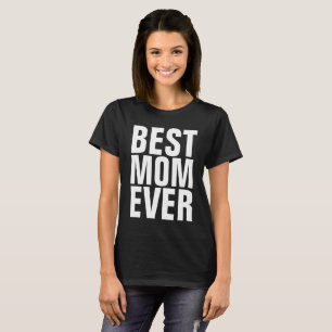 Camiseta A MELHOR MÃE JÁ TEM T-shirts pretas