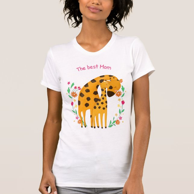 Camiseta "A Melhor Mãe", Mãe e Bebê Bonitas (Frente)