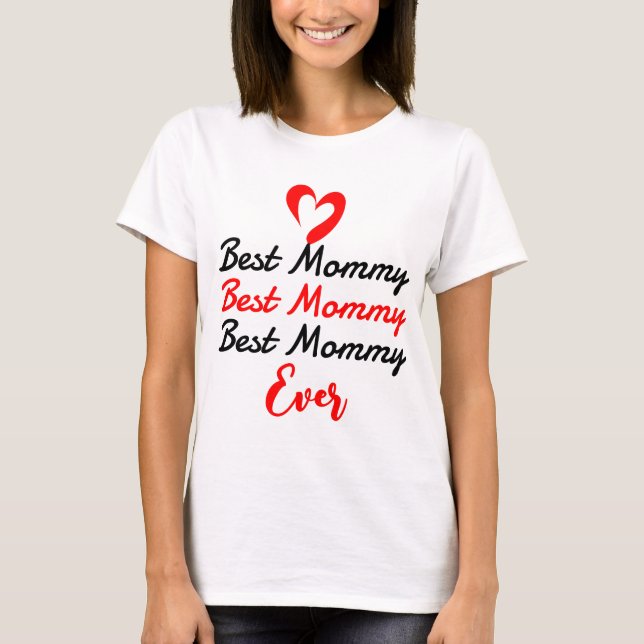Camiseta a melhor mãe mamãe de sempre (Frente)