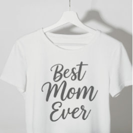 Camiseta A melhor mãe minimalista de sempre