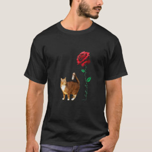 Camiseta A Melhor Mãe Para Sempre Rosa vermelha Curiosa Gat