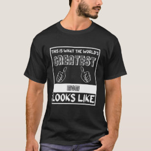 Camiseta A Melhor Mãe Parece Sarcasmo Memórias Citações Sar
