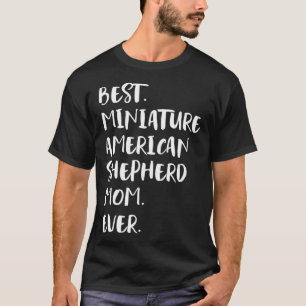 Camiseta A melhor mãe pastora americana miniatura de sempre