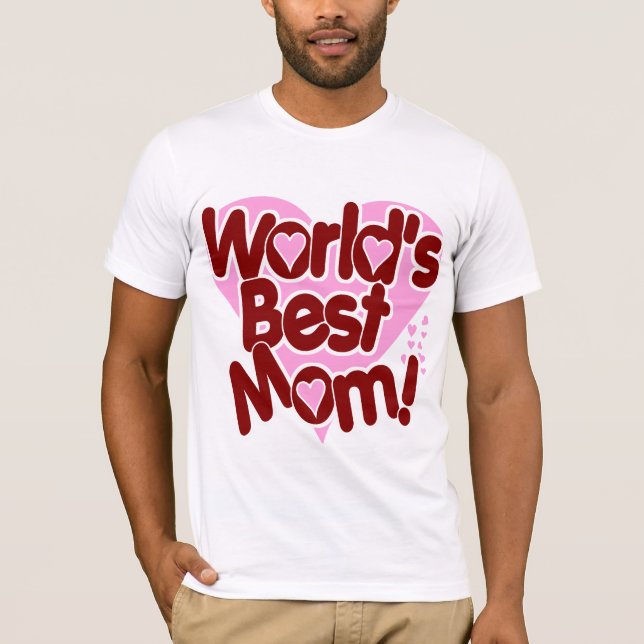 Camiseta A MELHOR mamã do mundo (Frente)