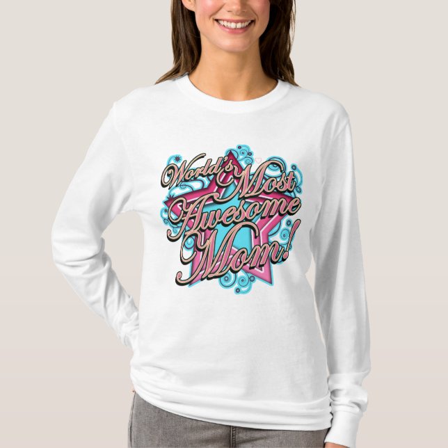 Camiseta A melhor mamã dos mundos (Frente)