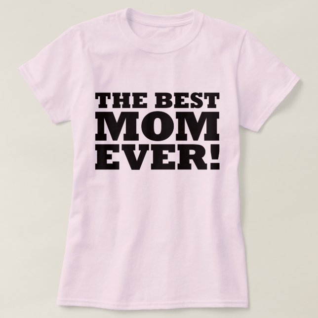 Camiseta A melhor mamã nunca (Frente do Design)
