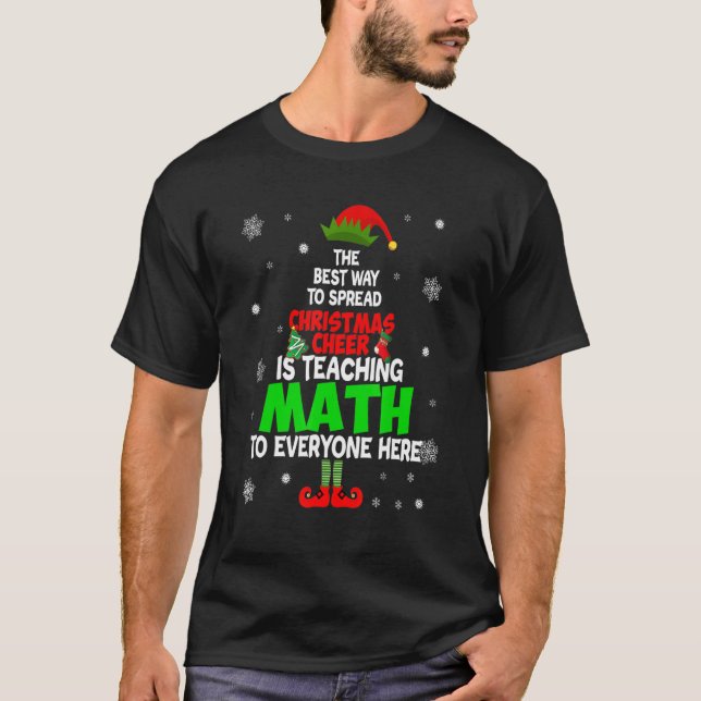 Camiseta A Melhor Maneira De Espalhar A Alegria De Natal É  (Frente)