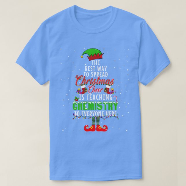 Camiseta A melhor maneira de espalhar alegria de natal é en (Frente do Design)