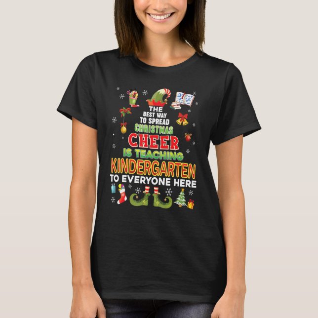 Camiseta A Melhor Maneira De Espalhar O Vosso Xmas É Ensina (Frente)