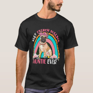 Camiseta A melhor moto francesa tia-tenda de sempre Flores 