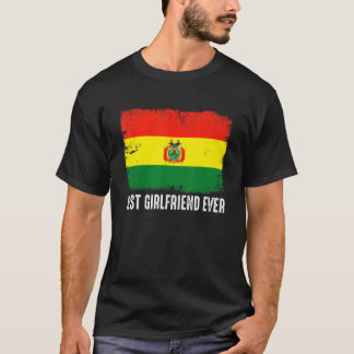 Camiseta A melhor Namorada de sempre da Bolívia