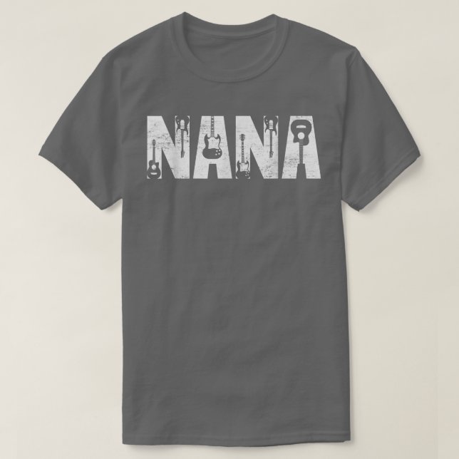 Camiseta A Melhor Nana Já Teve Violão E A Guitarista T (Frente do Design)
