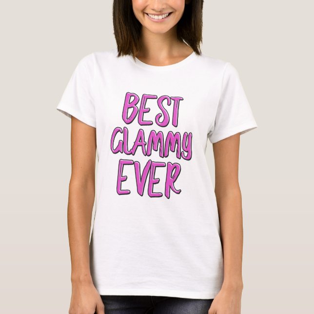 Camiseta A melhor nunca avó glammy (Frente)