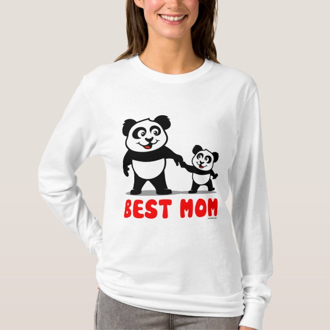 Camiseta A melhor panda da mamã (Frente)
