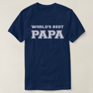 Camiseta A melhor papá do mundo