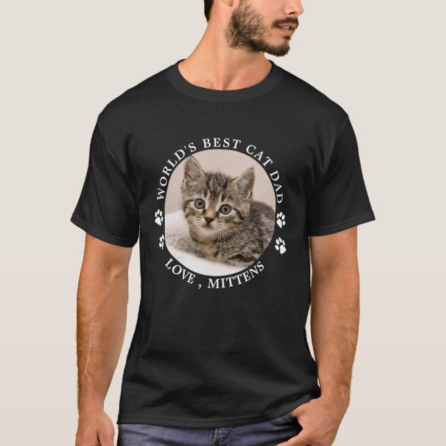 Camiseta A melhor pata de Pai do mundo imprime fotos person (Frente)