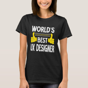 Camiseta A melhor profissão de designer UX do mundo - UX D