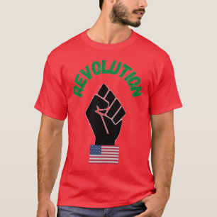 Camiseta A melhor revolução vendedora da bandeira america