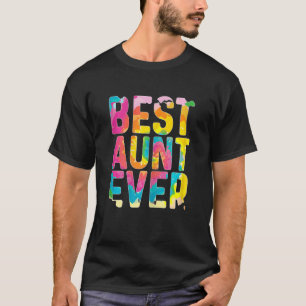 Camiseta A Melhor Tia Das Mulheres, Tia Tie Dye