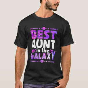 Camiseta A Melhor Tia Do Dia de as mães Da Galáxia Incrível