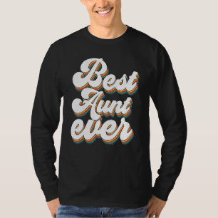 Camiseta A Melhor Tia Ever Tia Life Niece Nepheed Para Tia