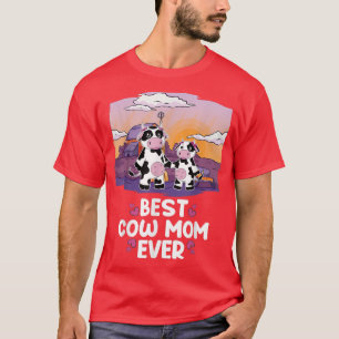 Camiseta A Melhor Vaca Que Mamãe Já Fez Uma Vaca Gelada Ama