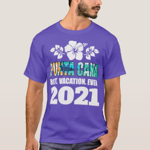 Camiseta A Melhor Vacinação De Punta Cana Em 2021, Souvenir