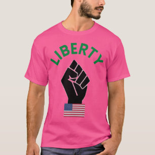 Camiseta A melhor vendedora da bandeira americana Liberty O