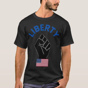 Camiseta A melhor vendedora da bandeira americana Liberty O